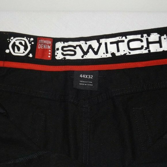 Switch New York & Co. Men's Switch Premium Jeans 42x32 Black - Picture 5 of 6